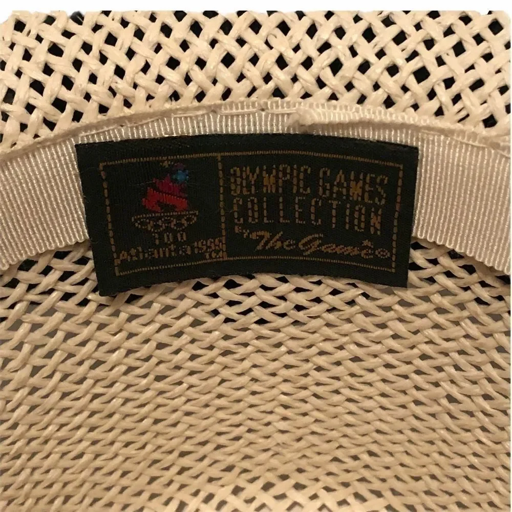 𝅺Vintage 1996 Atlanta Olympics Straw Hat Men Women